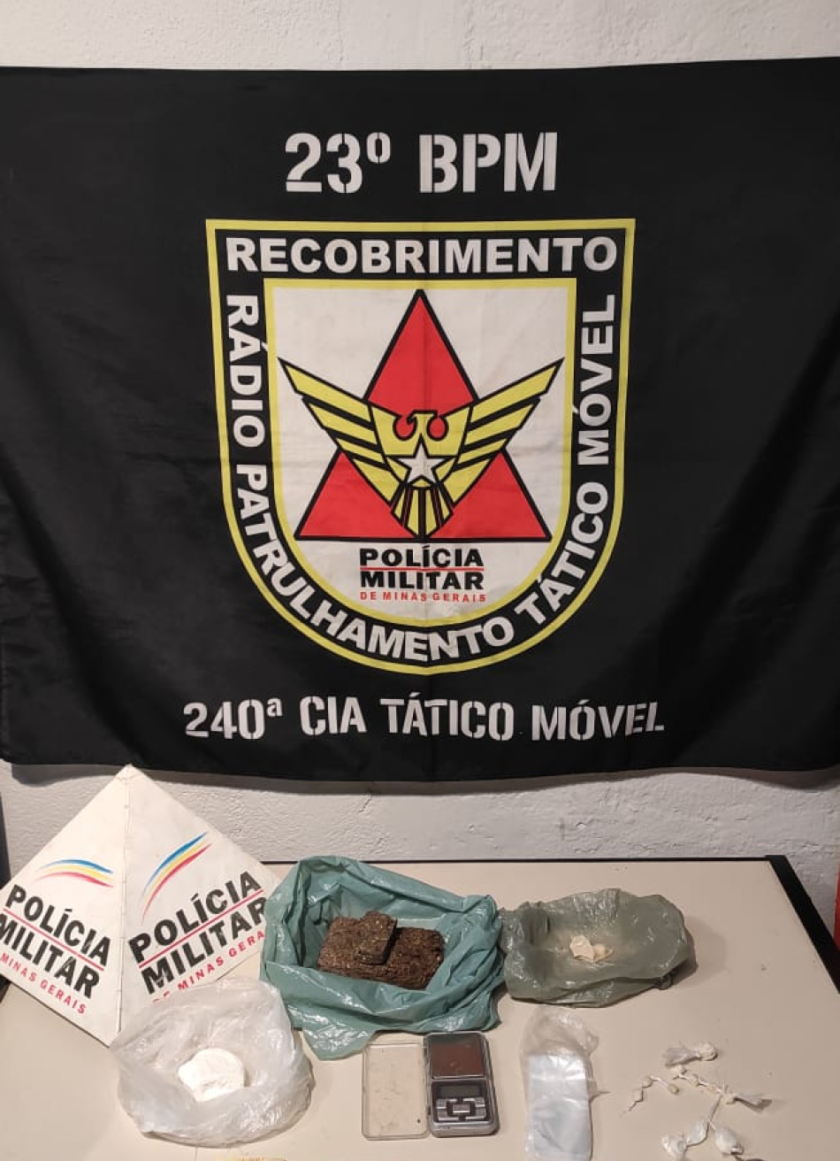 Menor é apreendido em Divinópolis acusado de tráfico de drogas
