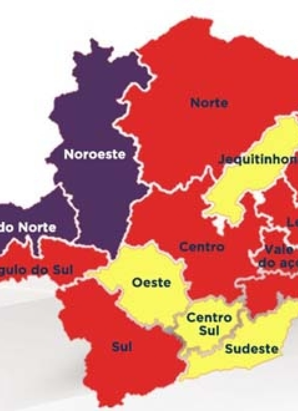 Governo do Estado publicou nesta quinta-feira no Diário Oficial o protocolo para a Onda Roxa do programa Minas Consciente