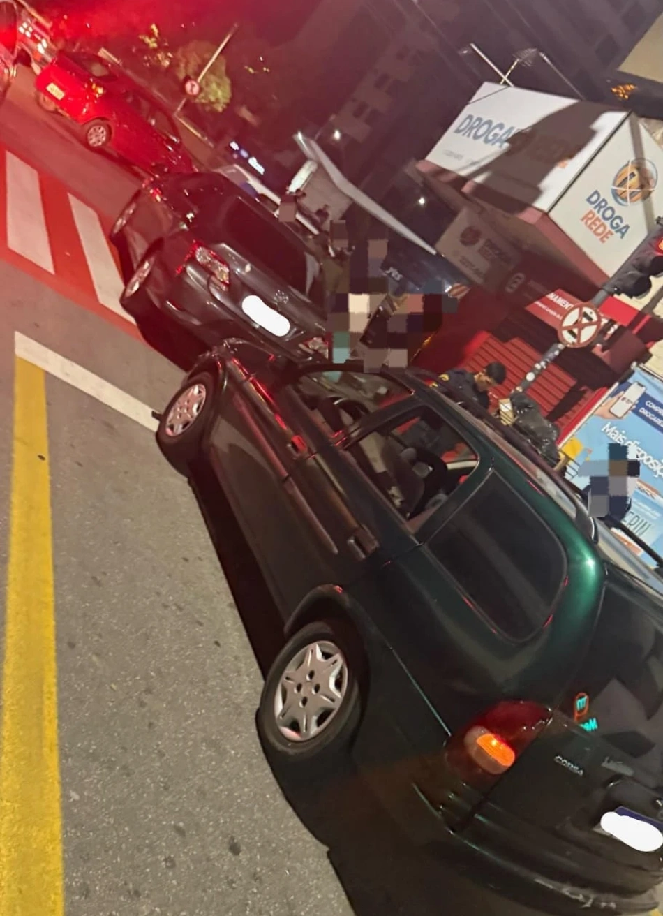 PARÁ DE MINAS | Homem é preso por embriaguez ao volante após acidente no Centro