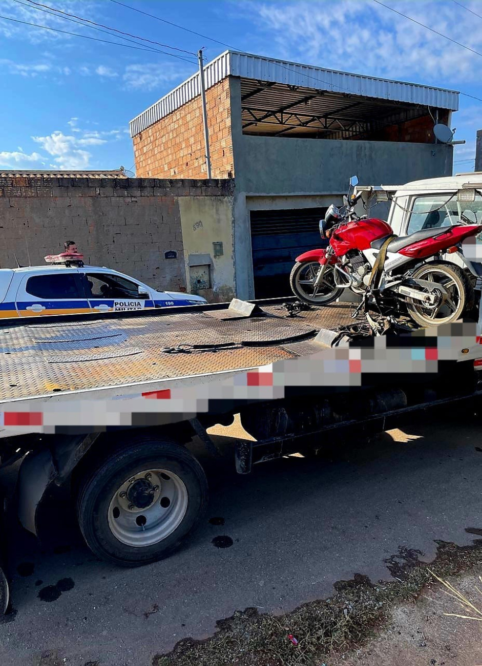 NOVA SERRANA (MG) – Polícia Militar recupera motocicleta furtada após denúncia anônima