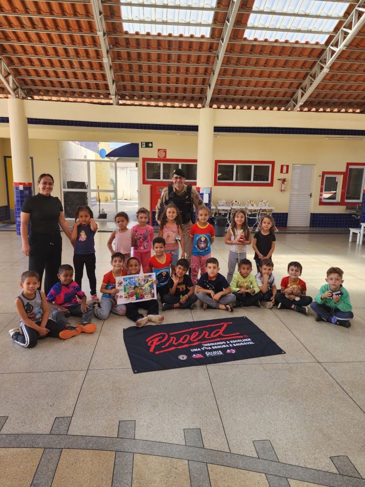 Em Igaratinga, o projeto PROERD nas escolas está de volta.