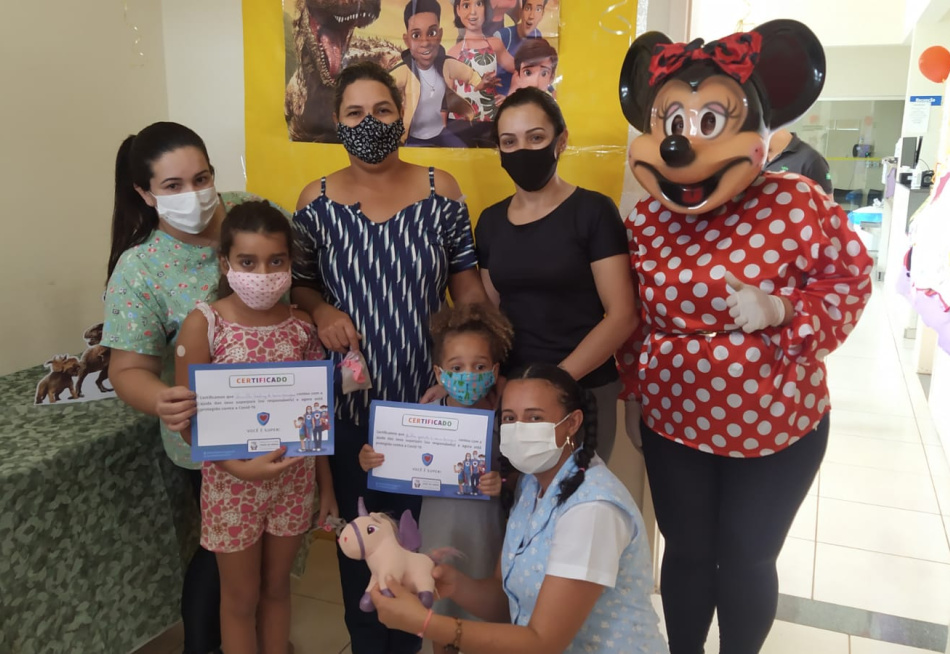 UBS no bairro João Paulo II promoveu ação especial para a vacinação de crianças contra a Covid-19