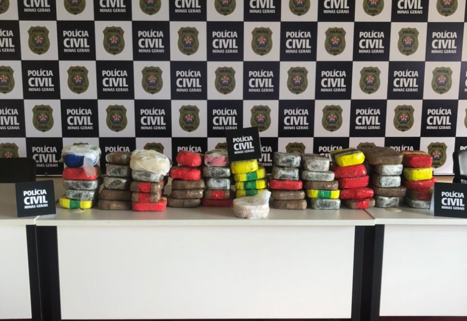 Polícia Civil apreendeu aproximadamente 56 quilos de crack em comunidade rural de Divinópolis