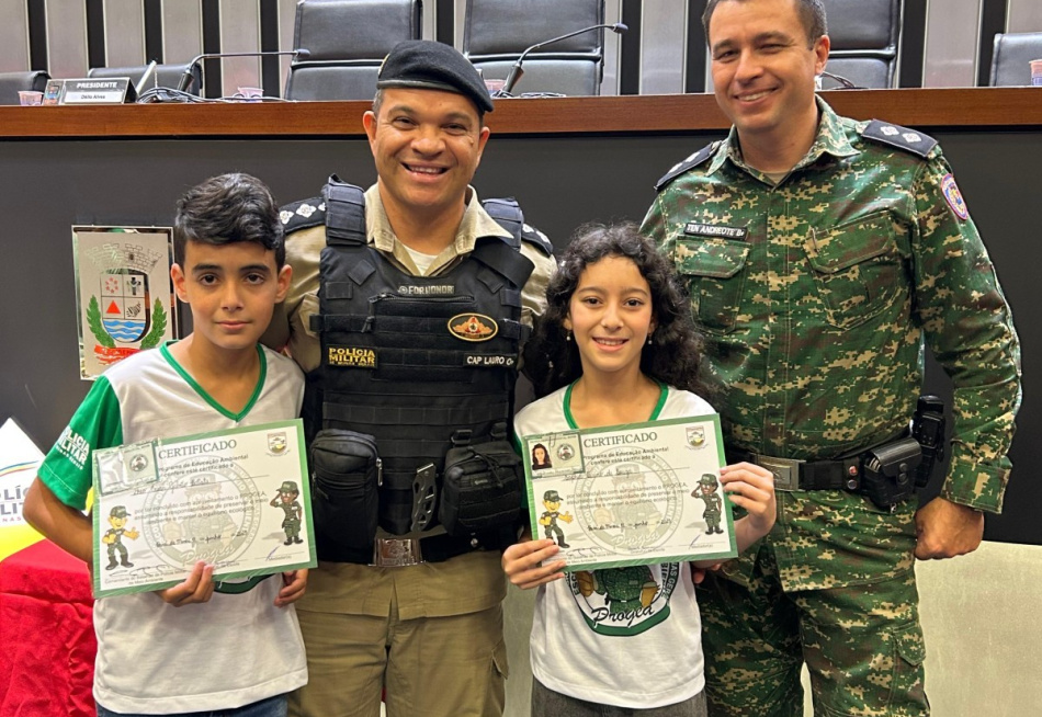 Pará de Minas – Polícia Militar de Meio Ambiente Realiza Formatura do PROGEA com Escolas Municipais