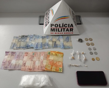 PM apreende drogas no bairro Padre Libério.