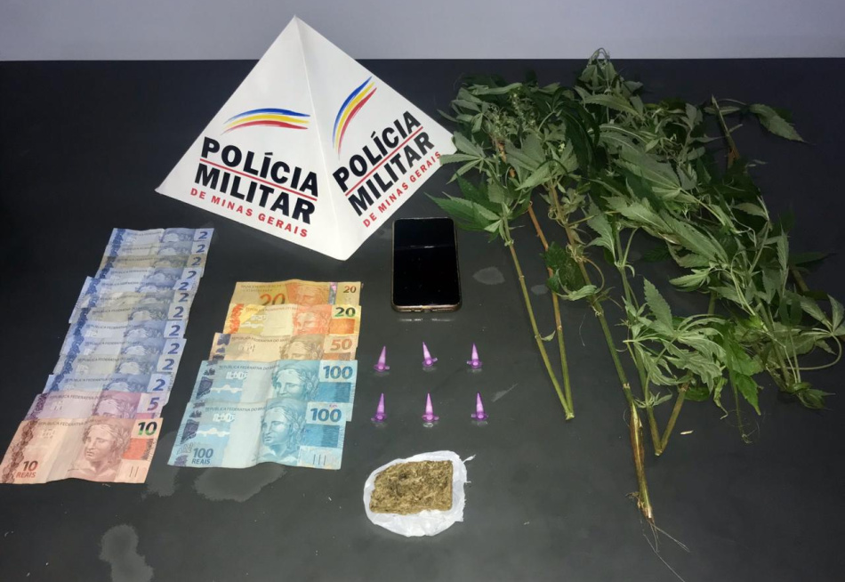 Menor é apreendido na zona rural de Papagaios por suspeita de tráfico de drogas