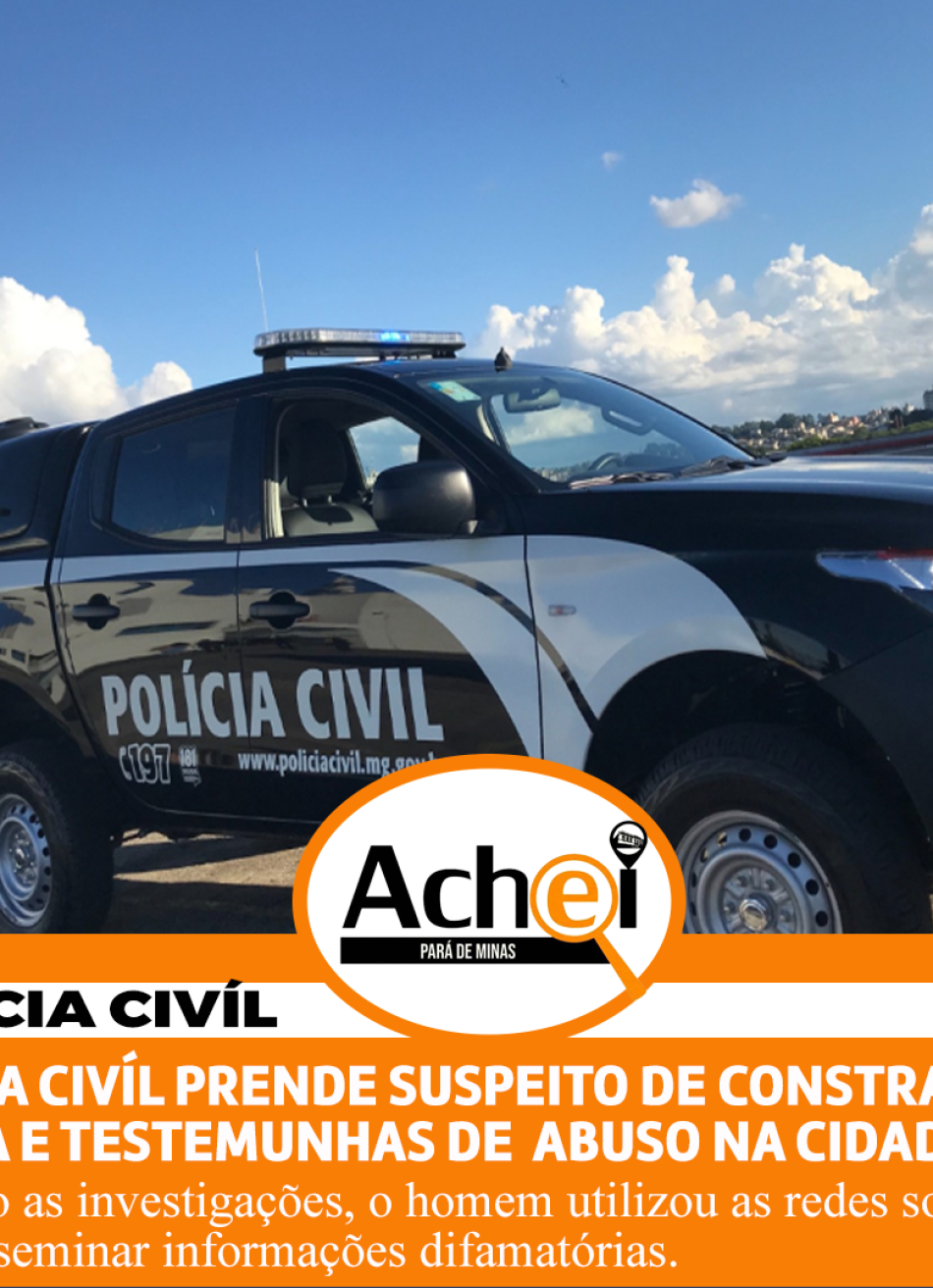 SUSPEITO DE CONSTRANGER VÍTIMA DE ABUSO SEXUAL É PRESO.