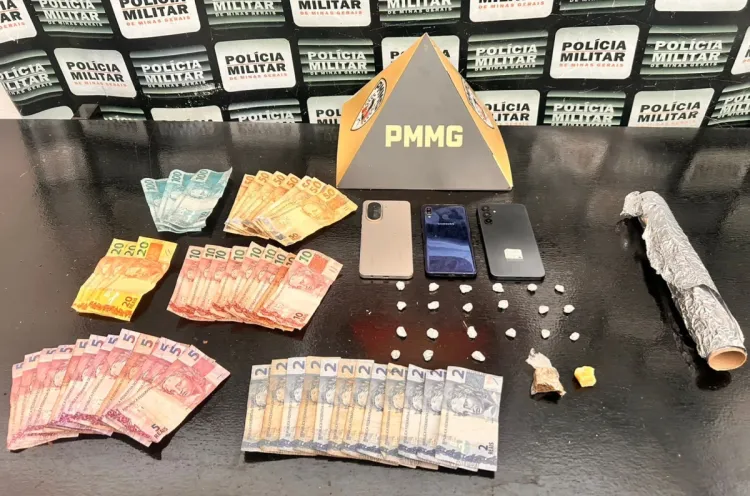 Polícia Militar apreende drogas e prende dois homens por tráfico em Pará de Minas