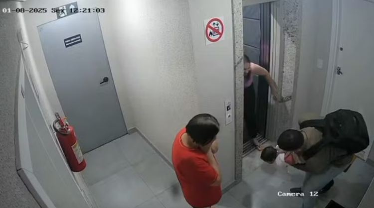 Policial Militar salva bebê engasgada enquanto aguardava elevador em Divinópolis