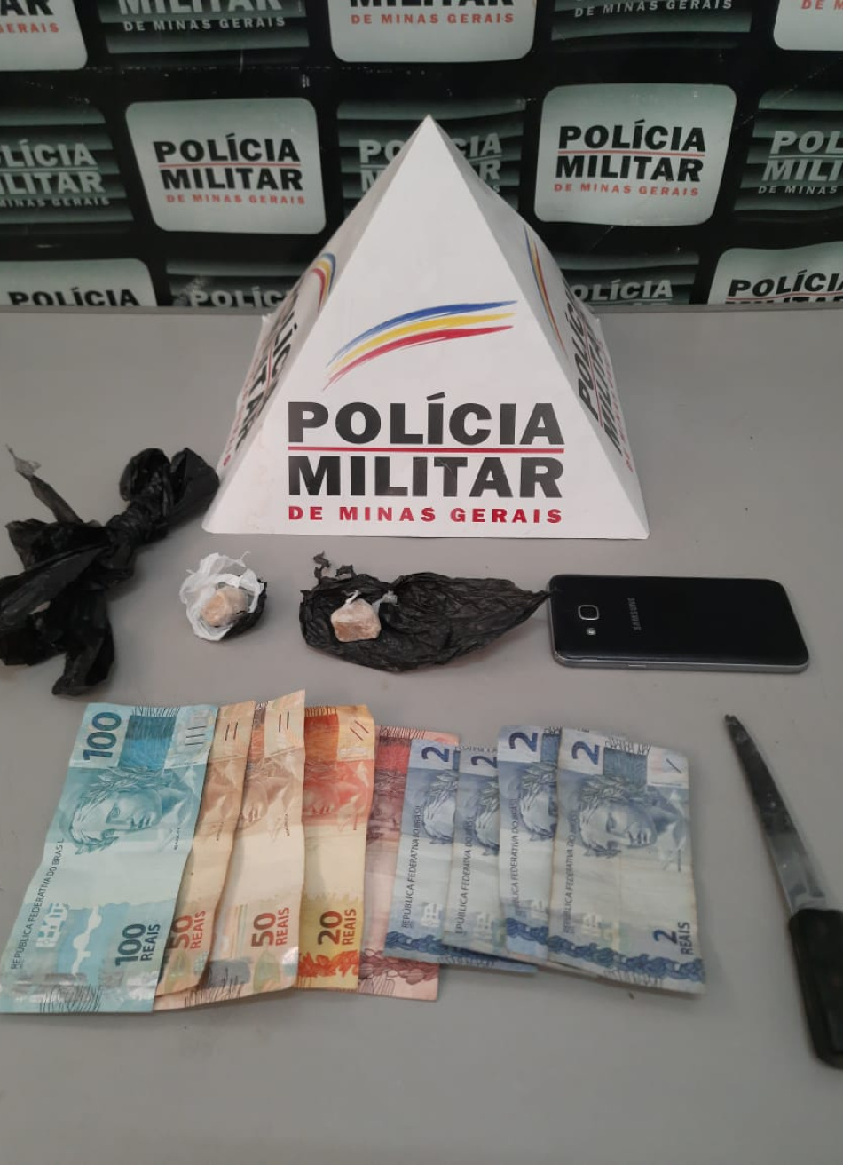 Homem é preso no bairro JK acusado de tráfico de drogas