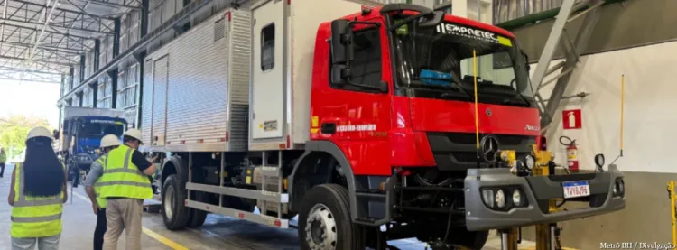 Metrô da Região Metropolitana de Belo Horizonte recebe equipamentos de manutenção de última geração