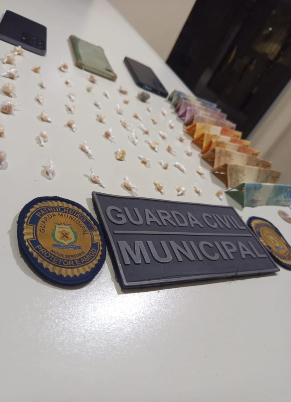 Nova Serrana – GCM prende três por tráfico de drogas no Bairro São Geraldo