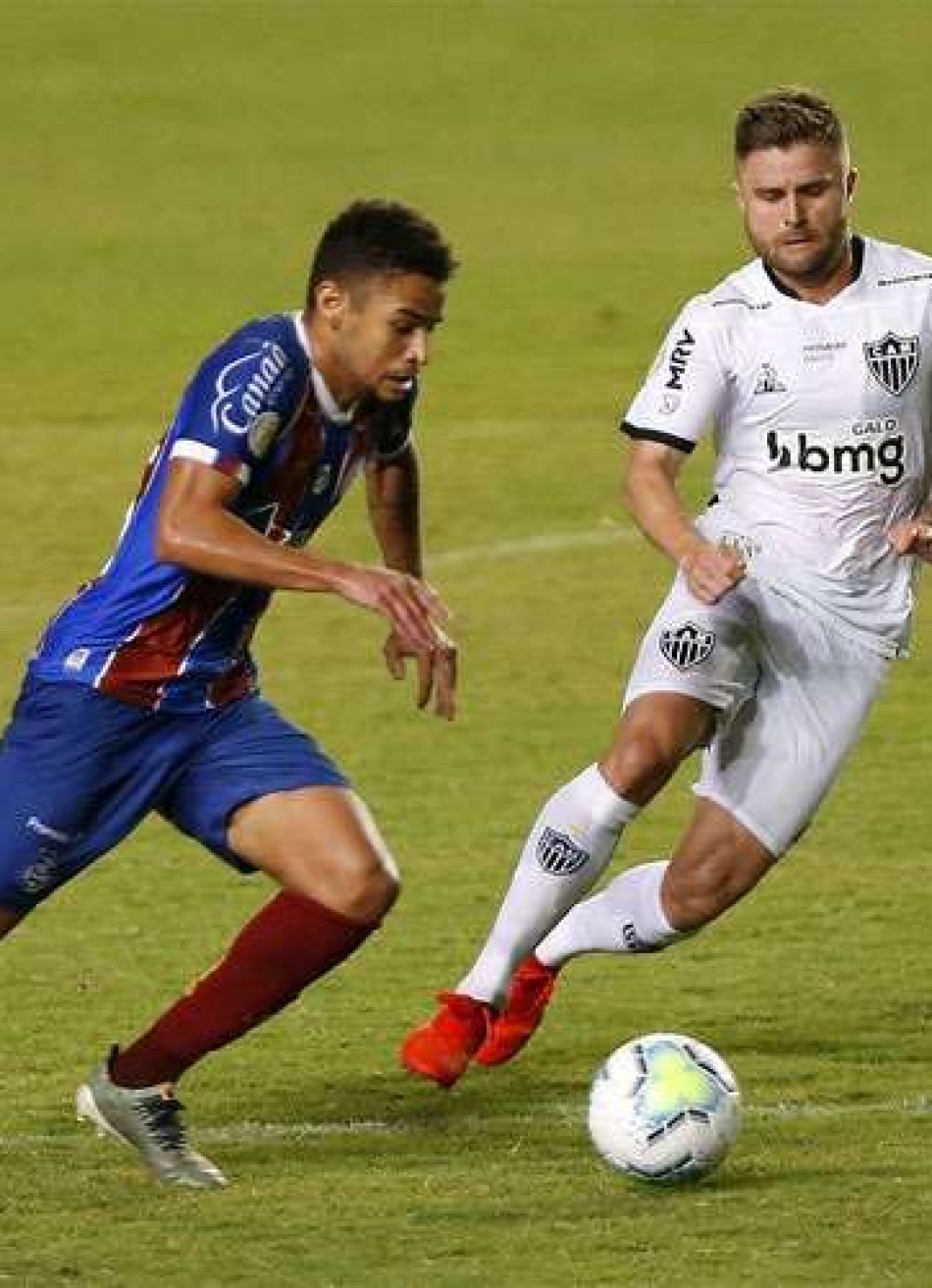 Atlético perde de virada para o Bahia e cai para o terceiro lugar na tabela de classificação do Campeonato Brasileiro