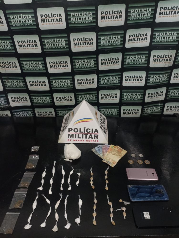 Pará de Minas: PM prende suspeitos por tráfico de drogas, cumprimento de mandado e receptação