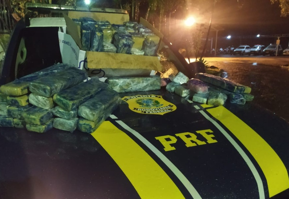 Homem é preso em Bom Despacho com mais de 50 quilos de maconha