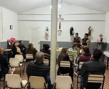 Polícia Militar promove reunião comunitária para implantação da Rede de Propriedades Rurais Protegidas na comunidade de Ascensão