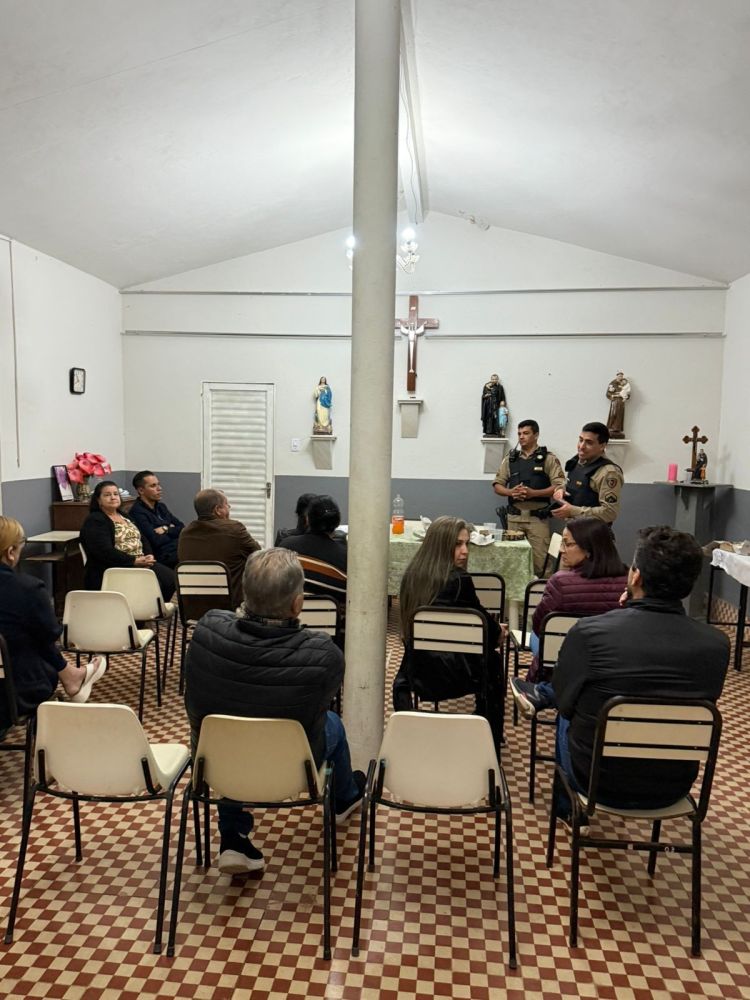 Polícia Militar promove reunião comunitária para implantação da Rede de Propriedades Rurais Protegidas na comunidade de Ascensão