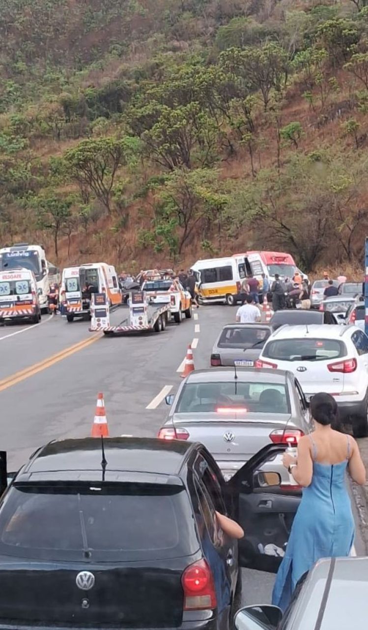 Acidente  grave próximo ao “s” das bananas em Caeté