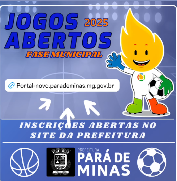 Inscrições Abertas para os Jogos Abertos de Pará de Minas: Novas Modalidades e Diversidade para Todos