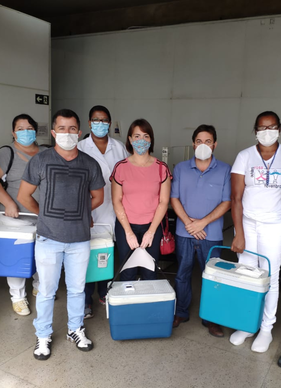 Polícia Militar realizou a escolta de remessas de vacinas contra a Covid-19 para Pará de Minas e cidades vizinhas