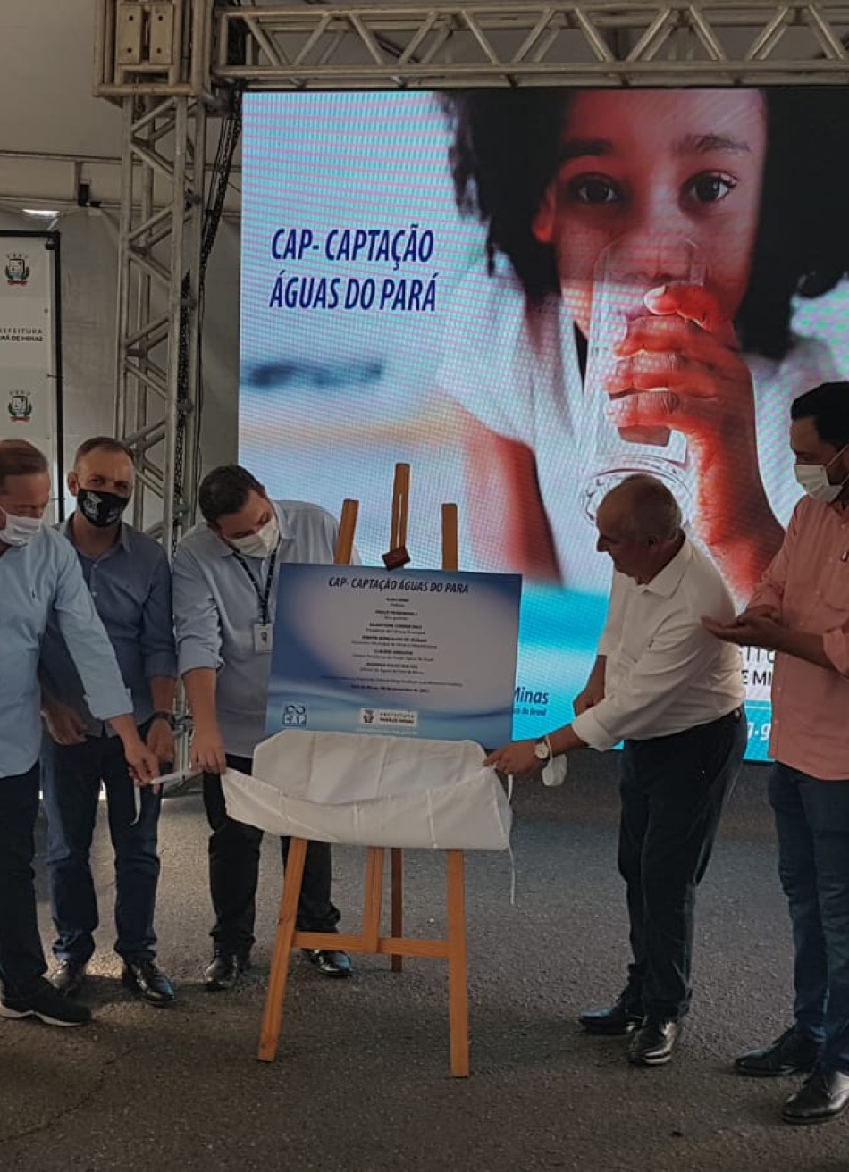 Novo sistema de captação de águas do município foi inaugurado pela prefeitura nesta segunda-feira