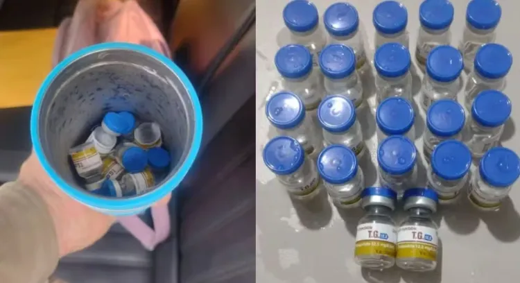 Casal é preso com ampolas de medicamento para emagrecimento sem nota fiscal na MG-050, em Divinópolis