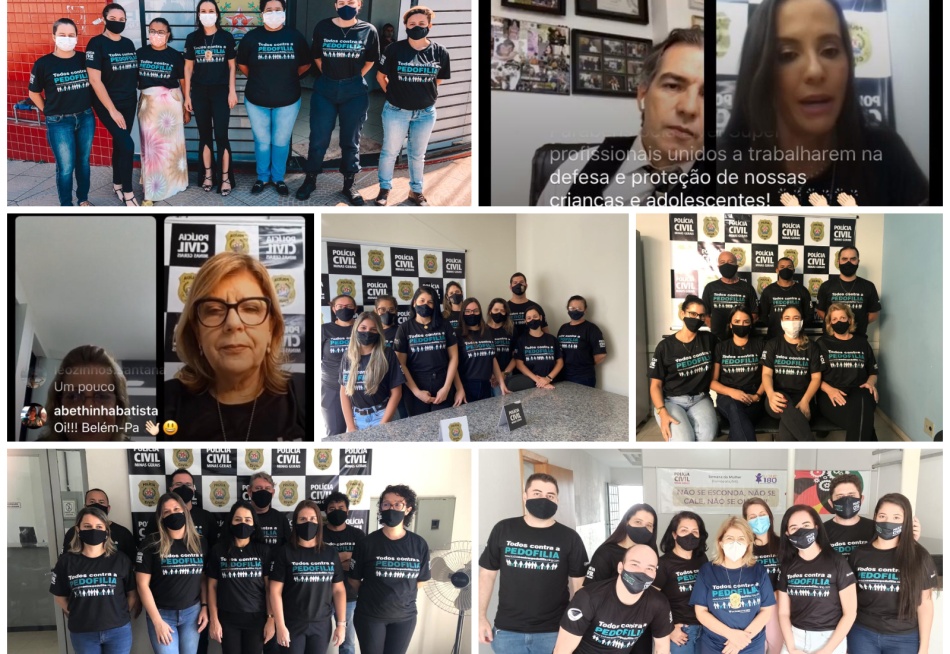 Polícia Civil de Minas Gerais lançou campanha Todos Contra a Pedofilia
