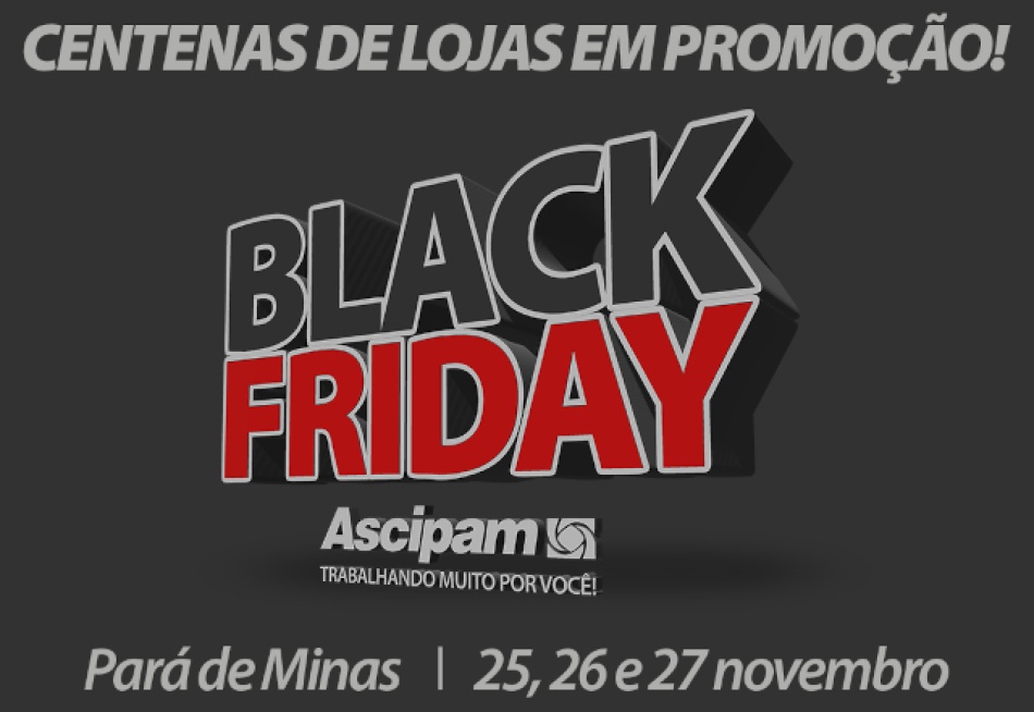 Com previsão de crescimento nas vendas, comércio de Pará de Minas realiza nesta sexta-feira a Black Friday