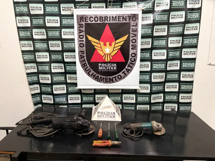 PM recupera ferramentas furtadas de oficina em Pará de Minas