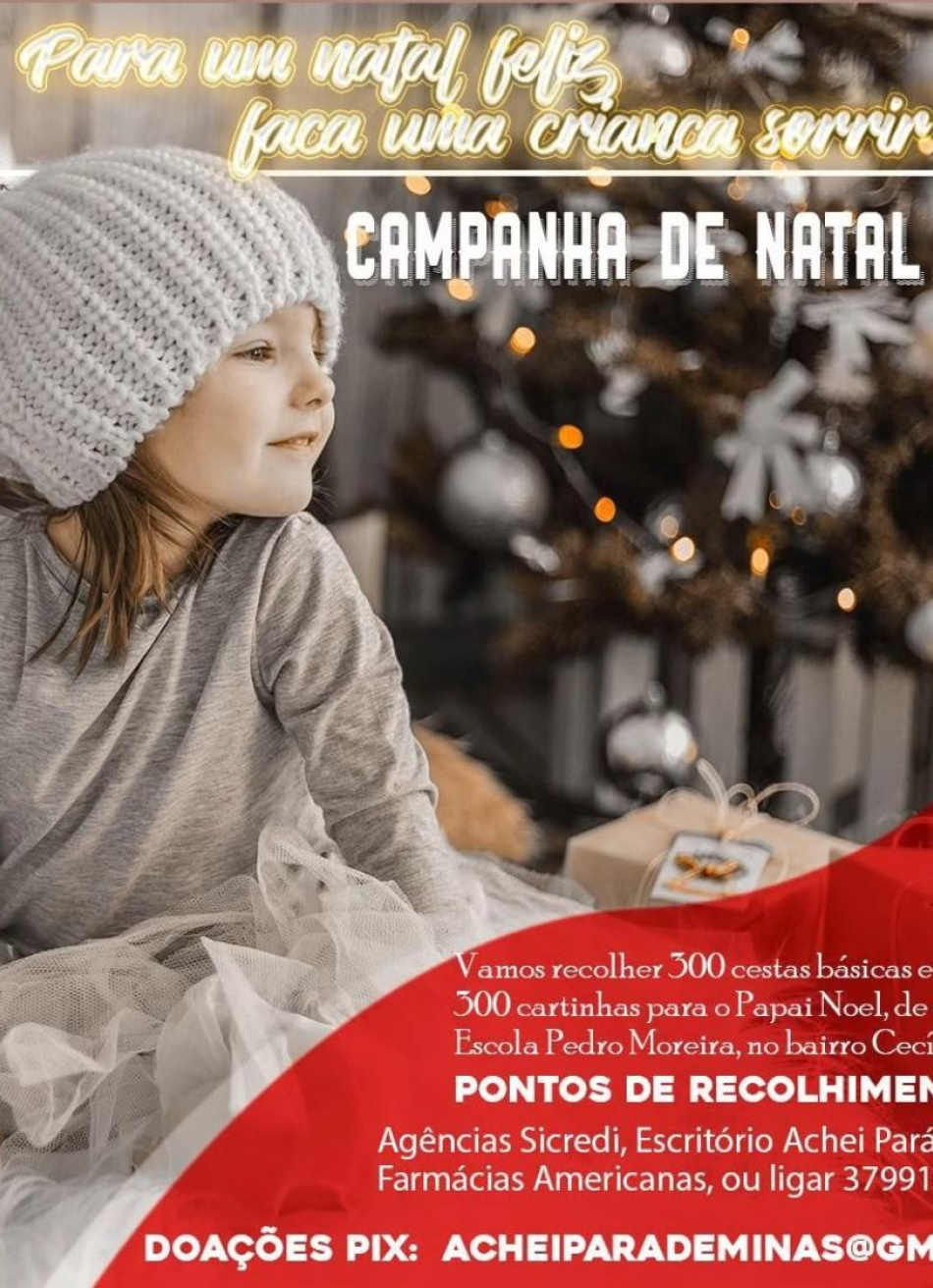 Ação Solidária Busca Fazer um Natal Mais Feliz para Alunos da Escola Pedro Moreira