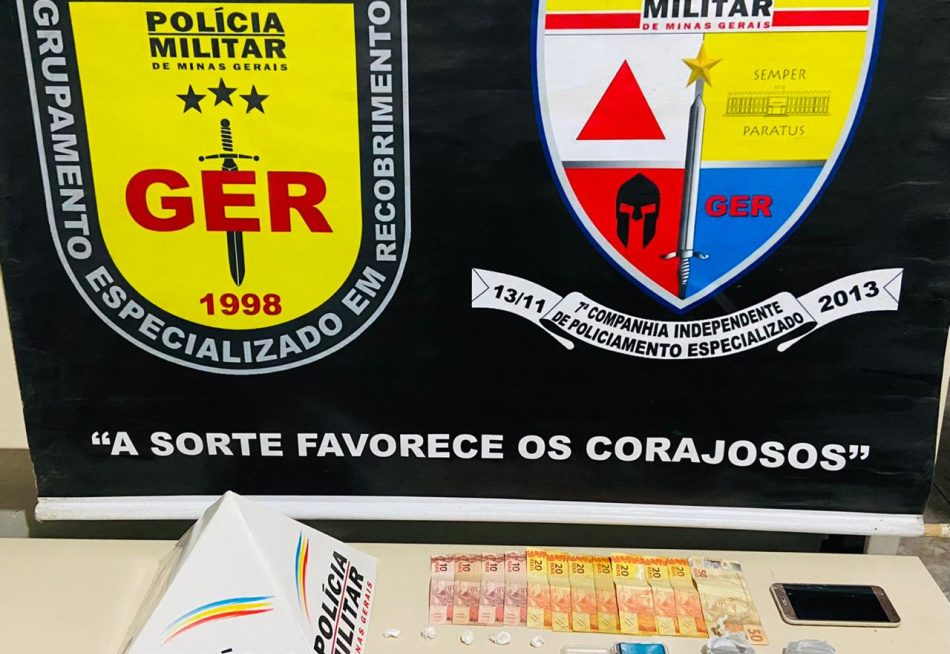 Rapaz de 21 anos é preso em Itaúna por tráfico de drogas