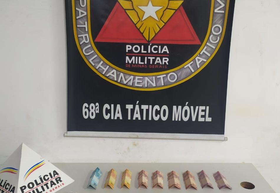 Rapaz de 23 anos é preso pela Polícia Militar em Nova Serrana acusado de tráfico de drogas