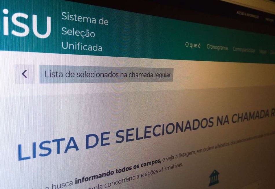 Começou nesta terça-feira o prazo de inscrições no Sistema de Seleção Unificada (Sisu) 2022