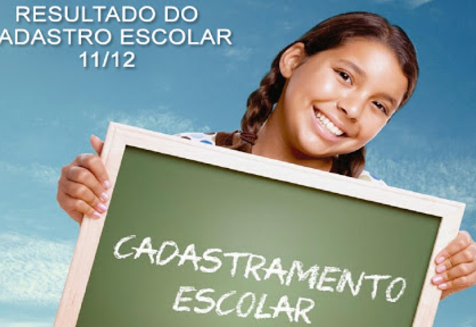Termina nesta sexta-feira o prazo para efetivar o cadastramento escolar 2021