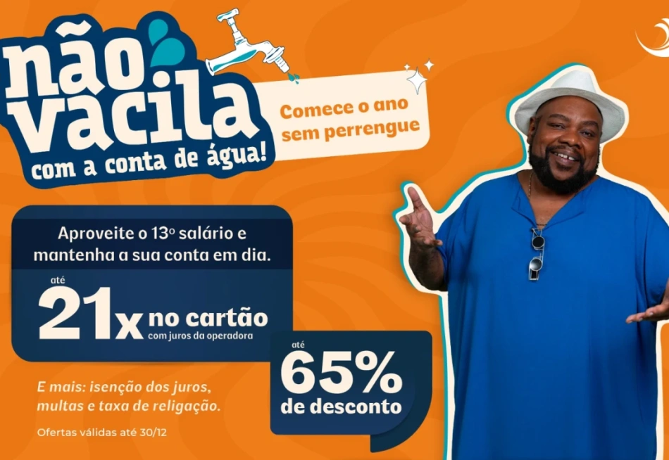 Águas de Pará de Minas promove campanha de negociação de dívidas com condições especiais para clientes