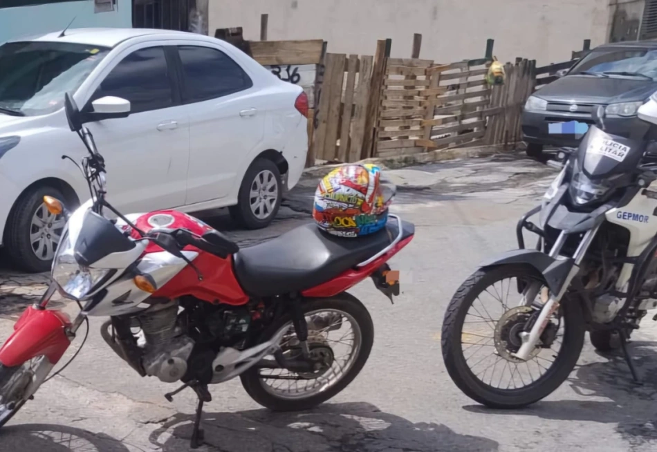 Polícia Militar apreende motocicleta com indícios de clonagem em Nova Serrana