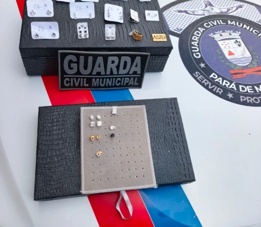 GCM prende homem em flagrante por furto de semijoias no Centro de Pará de Minas
