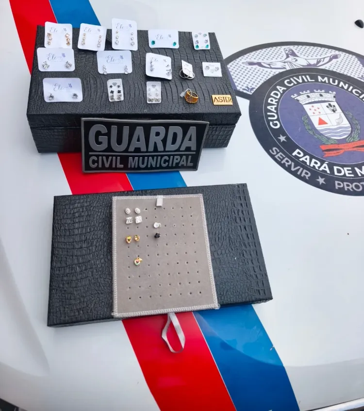 GCM prende homem em flagrante por furto de semijoias no Centro de Pará de Minas