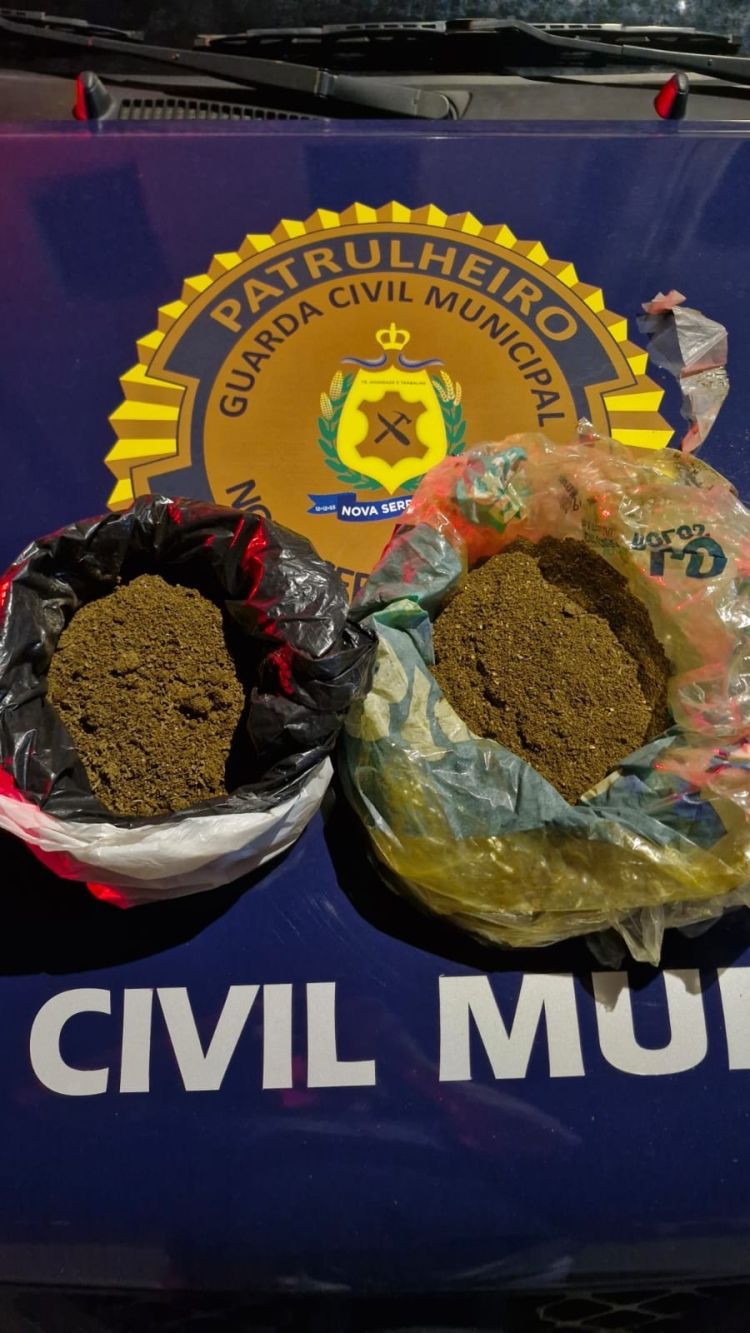 Guarda Civil Municipal prende casal com quase 1 kg de maconha em Nova Serrana
