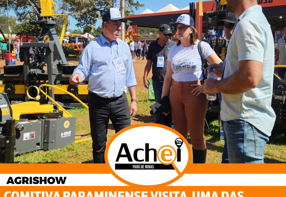COMITIVA PARAMINENSE VISITA UMA DAS MAIORES FEIRAS DE AGRONEGÓCIO DO MUNDO