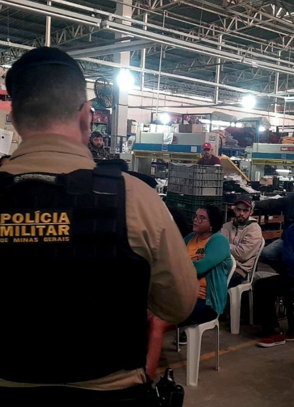 PERDIGÃO/MG – POLÍCIA MILITAR REALIZA PALESTRA EDUCATIVA SOBRE SEGURANÇA NO TRÂNSITO