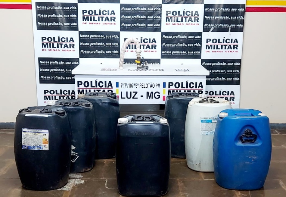 Polícia Militar evitou roubo de combustível em Luz