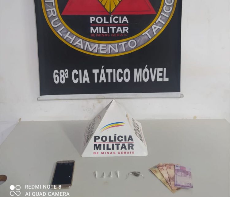 Polícia prende dupla acusada de tráfico de drogas em Nova Serrana