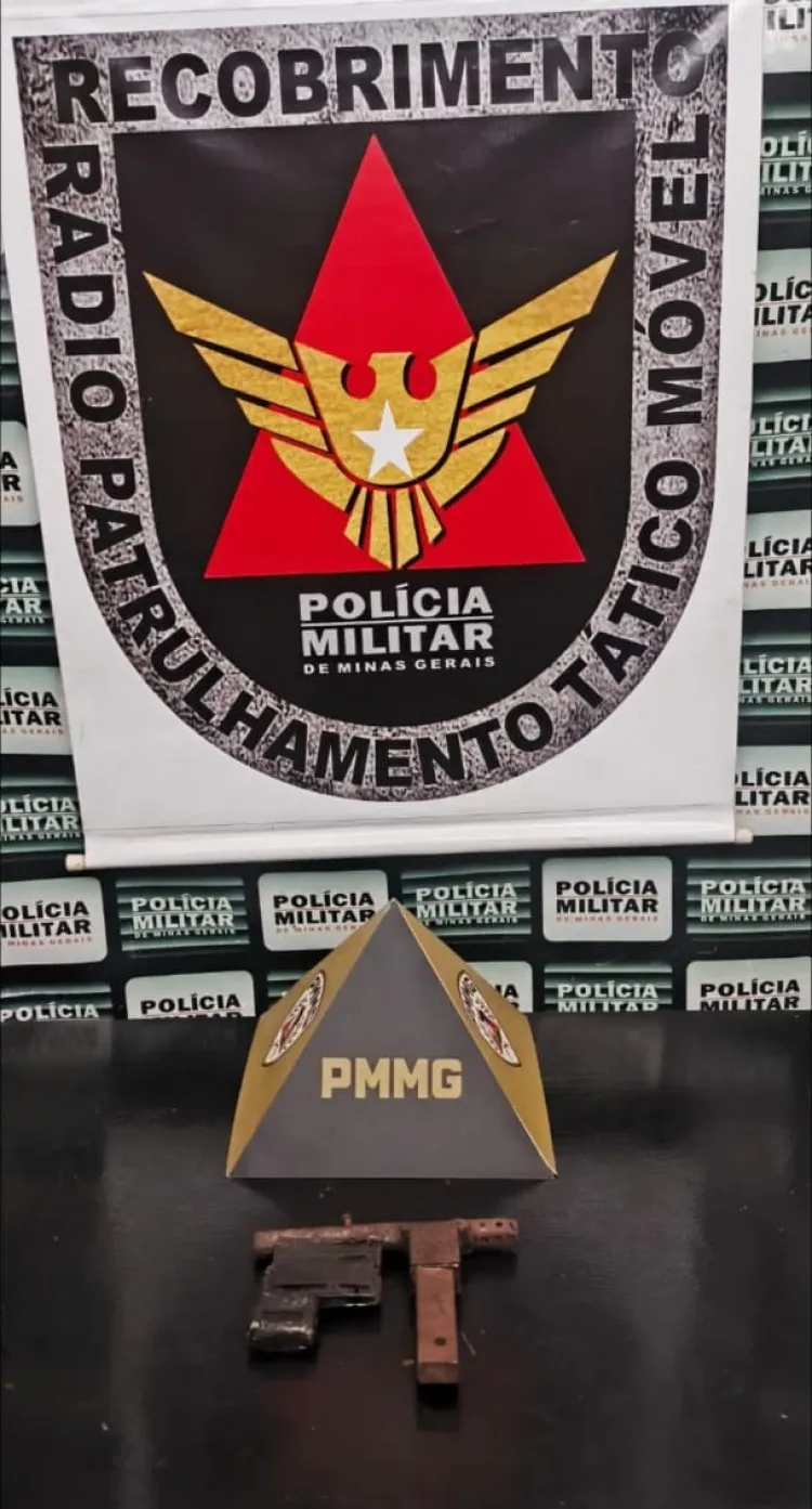 Pará de Minas: Homem é preso por violência doméstica e posse ilegal de arma de fogo no Bairro Santos Dumont