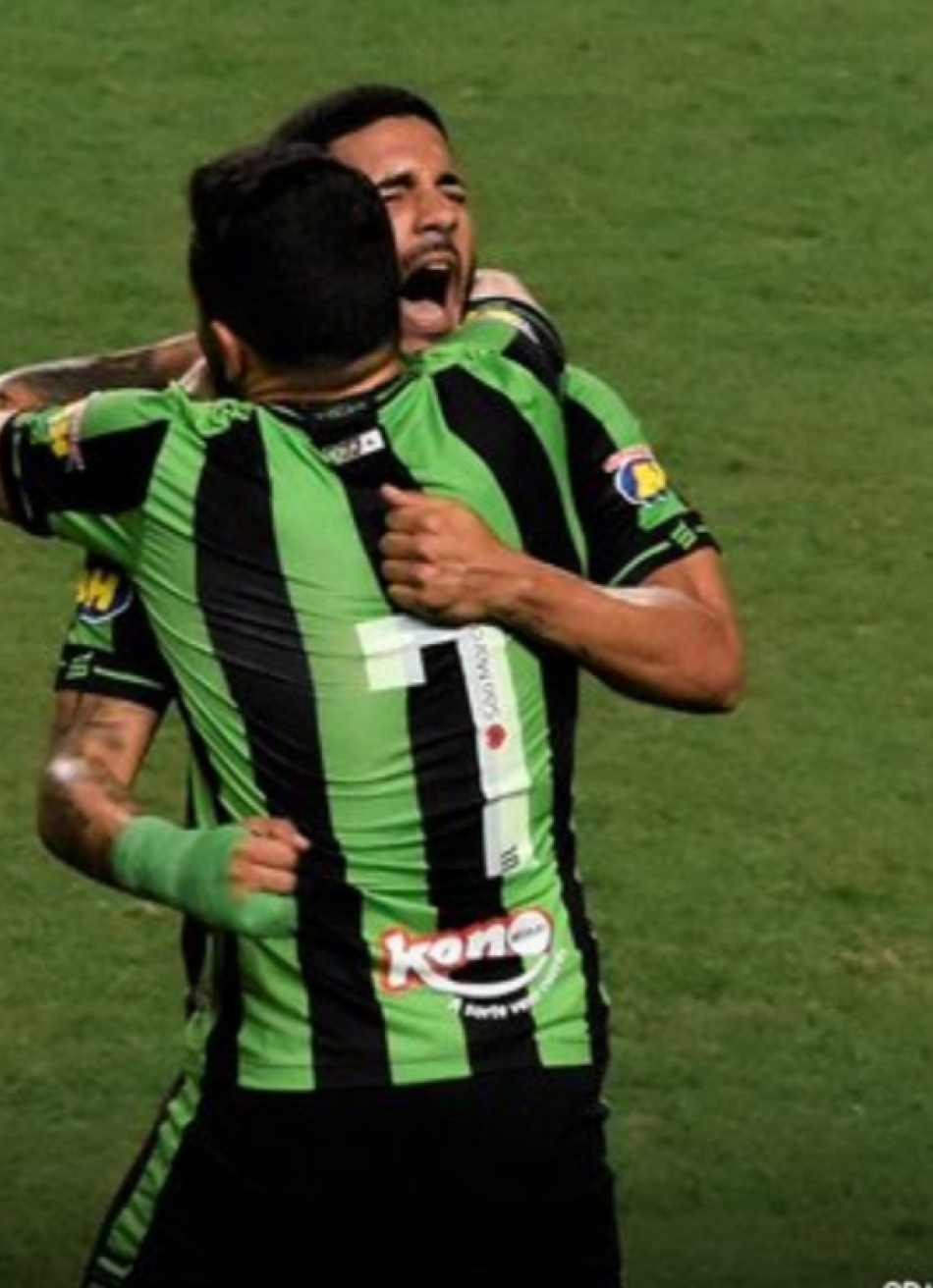 América vence o Náutico por 2 a 0 e sobe para o terceiro lugar na tabela de classificação da Série B