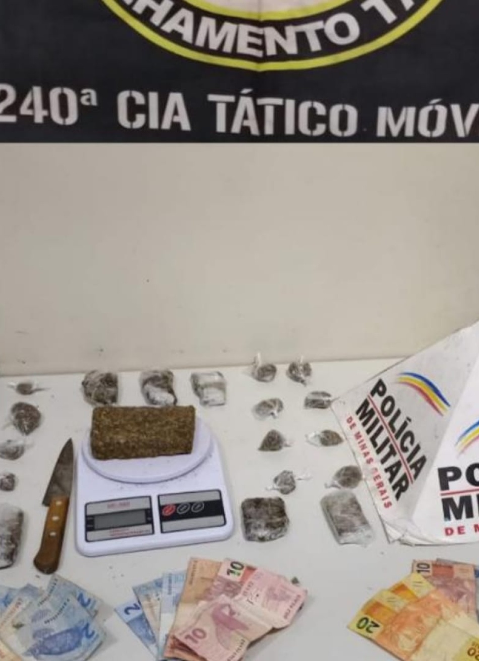 Polícia Militar faz grande apreensão de drogas em Divinópolis e prende quatro pessoas