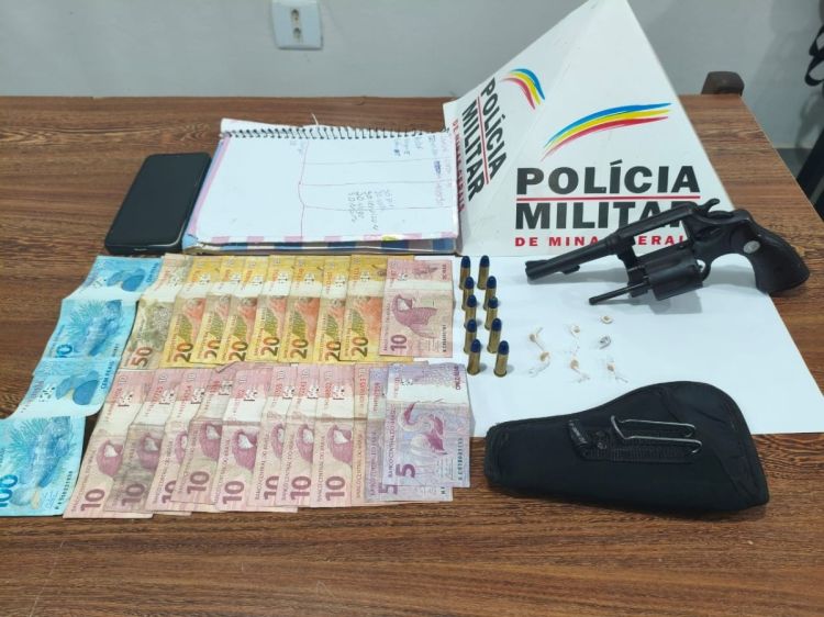 Perdigão – Polícia Militar apreende entorpecentes e arma de fogo durante cumprimento de mandados judiciais