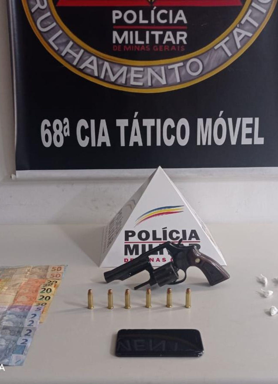 Polícia Militar prendeu rapaz de 22 anos em Nova Serrana por tráfico de drogas