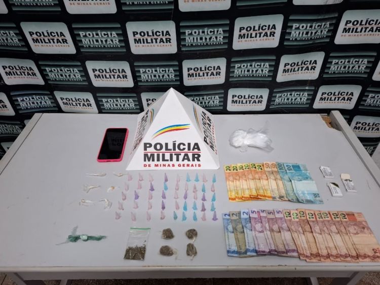 Pará de Minas – Polícia Militar prende suspeitos de tráfico de drogas no bairro Cecília Meireles