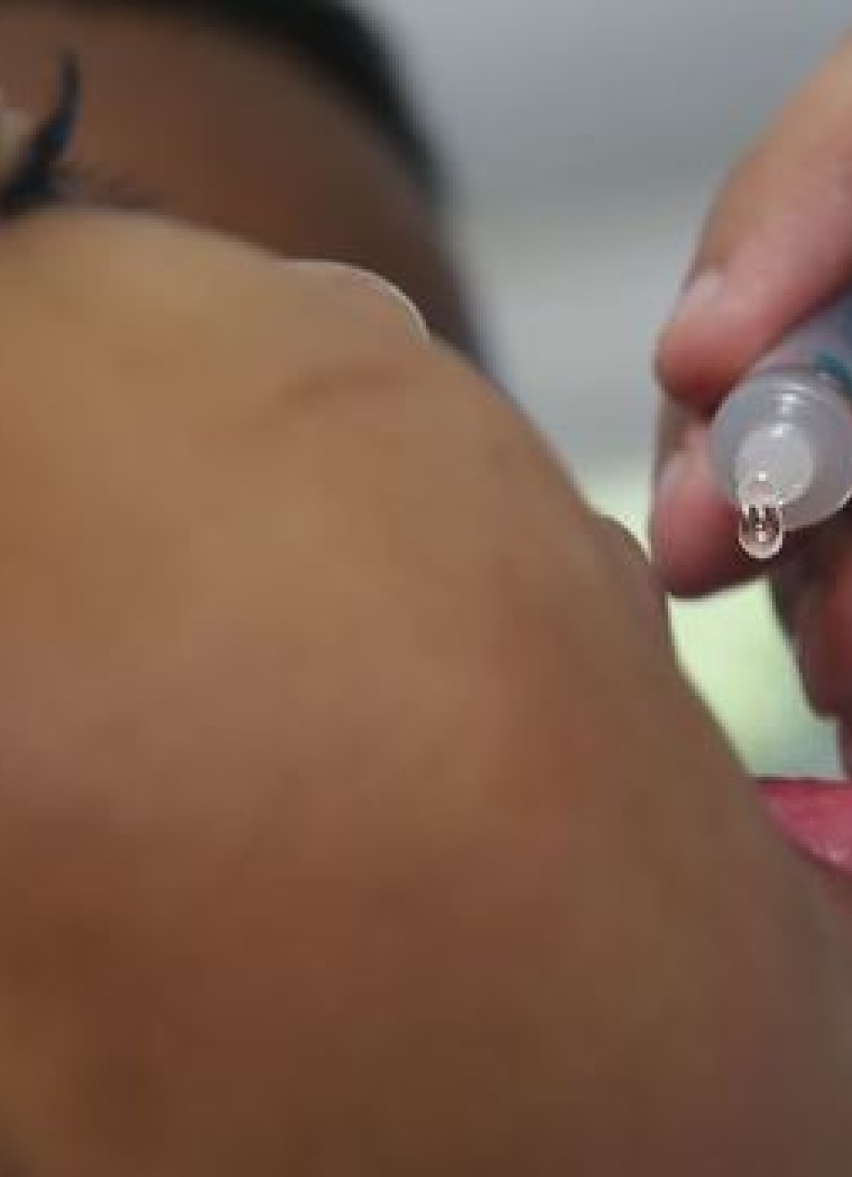 Governo de Minas está preocupado com o baixo índice de vacinação de crianças contra a poliomielite